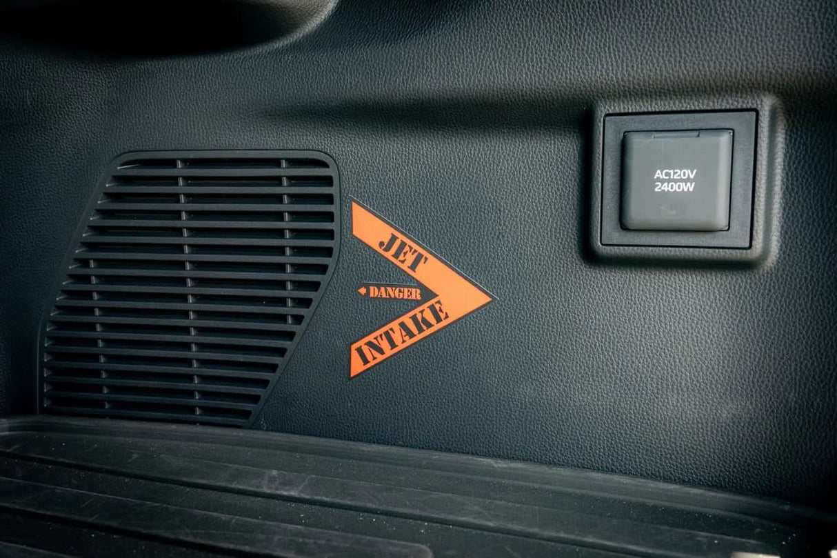 Intake Warning Stickers - 2024+ Land Cruiser