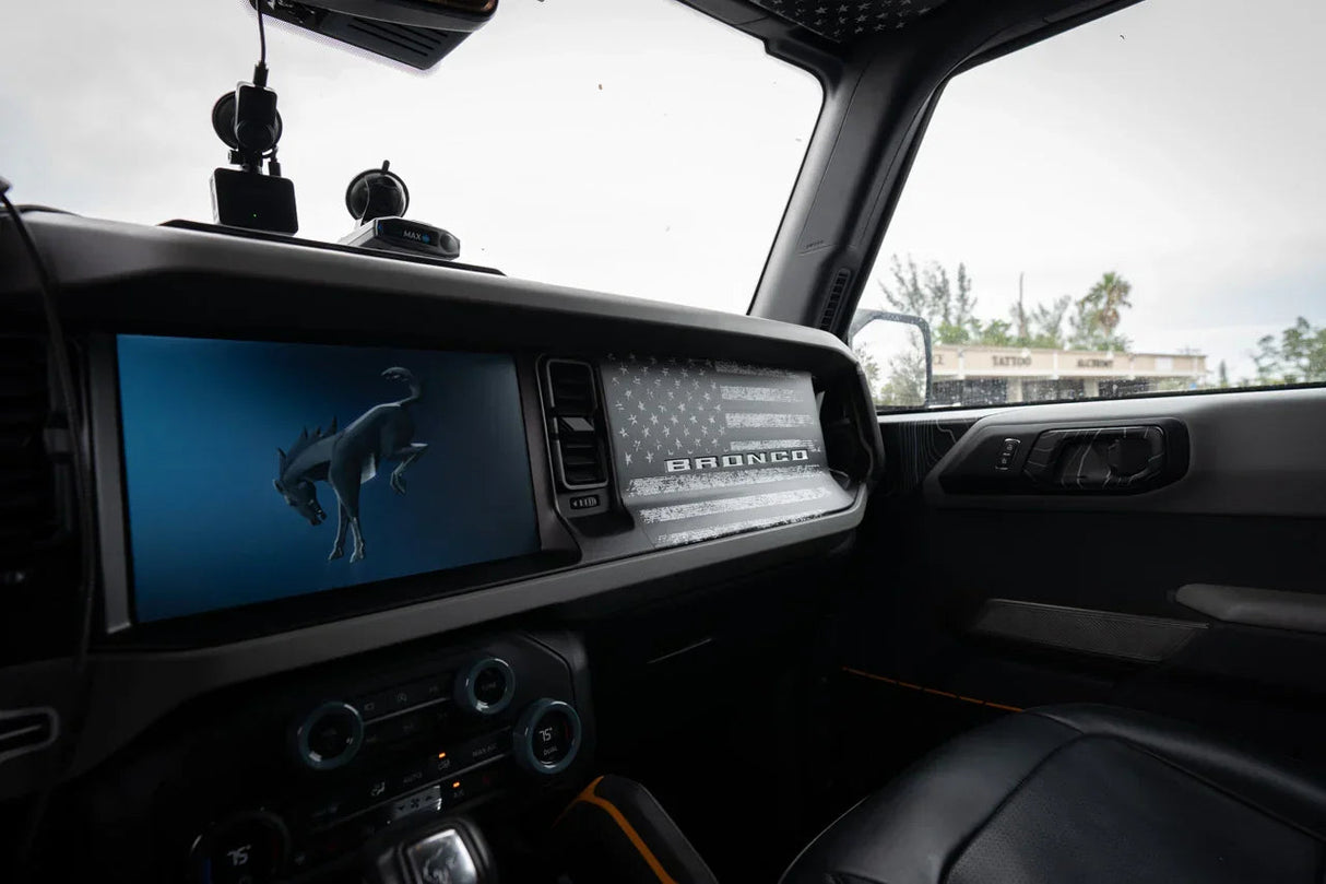 Freedom Series American Flag Dash Overlay - 2021+ Bronco