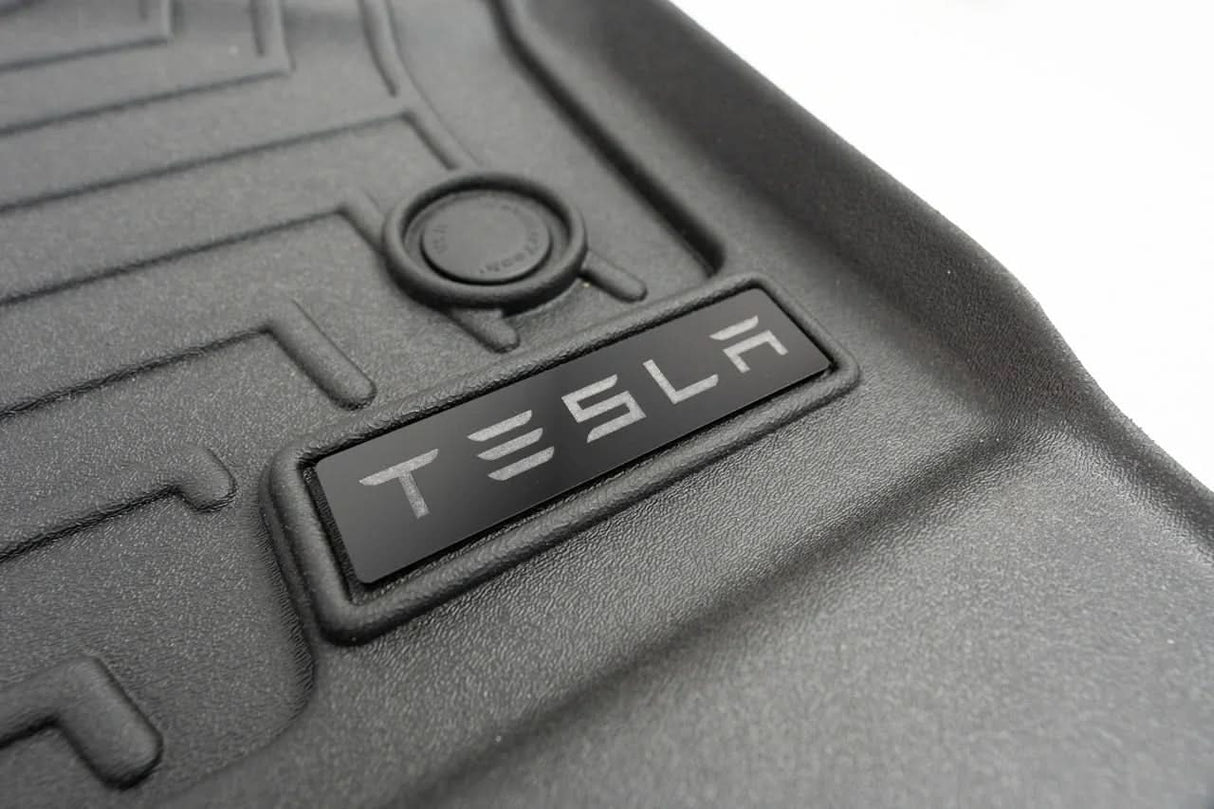 Tesla Logo Emblem for WeatherTech Floor Mats - Model S, X, 3, and Y