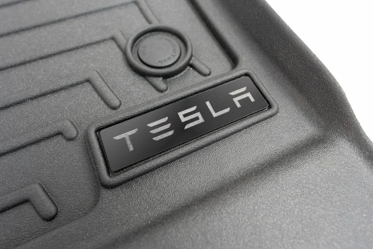 Tesla Logo Emblem for WeatherTech Floor Mats - Model S, X, 3, and Y