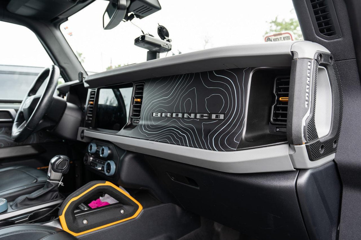Topo 3 Piece Dash Kit (Printed Series) - 2021+ Bronco
