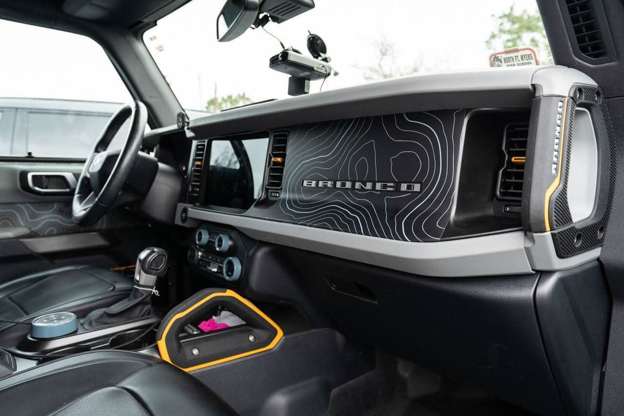 Topo 3 Piece Dash Kit (Printed Series) - 2021+ Bronco