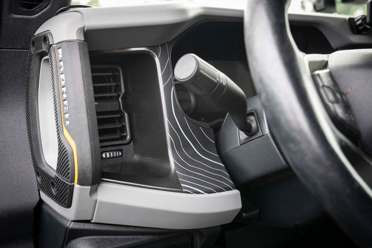 Topo 3 Piece Dash Kit (Printed Series) - 2021+ Bronco