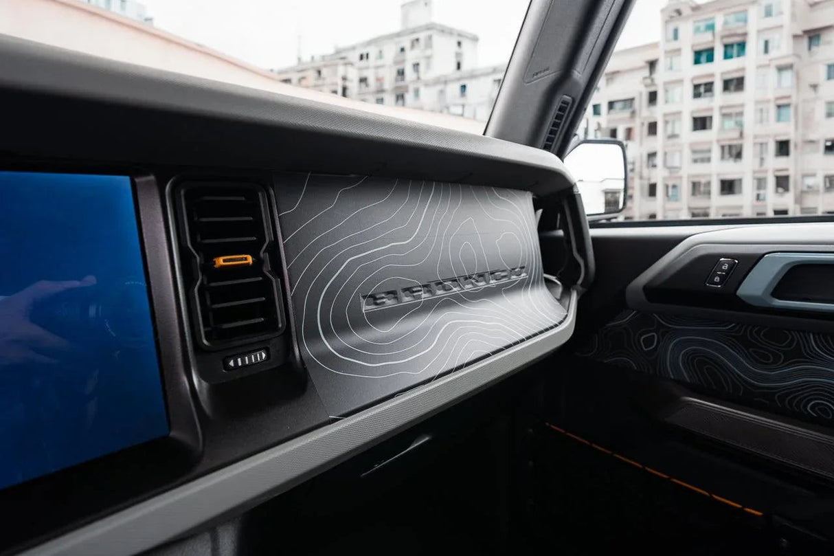 Topo 3 Piece Dash Kit (Printed Series) - 2021+ Bronco