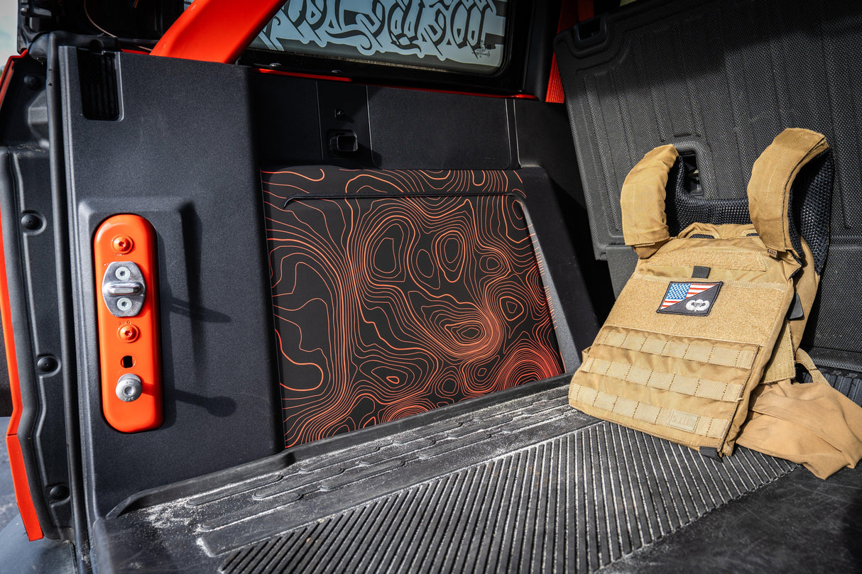 Topo Cargo Area Overlay Kit Part 1 (Printed Series) - 2021+ Bronco 4 Door