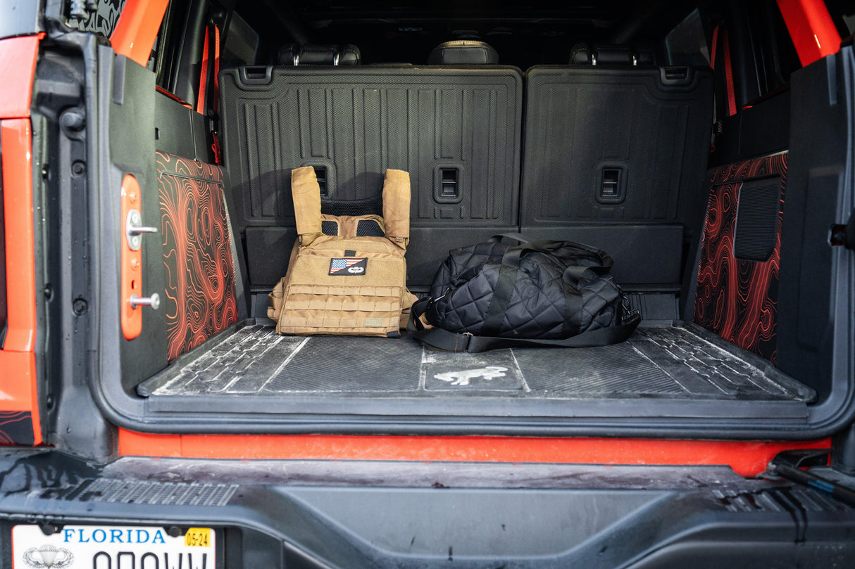 Topo Cargo Area Overlay Kit Part 1 (Printed Series) - 2021+ Bronco 4 Door