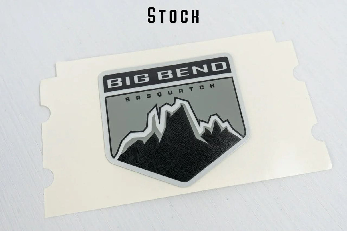 Big Bend Fender Badge Overlays - 2021+ Bronco