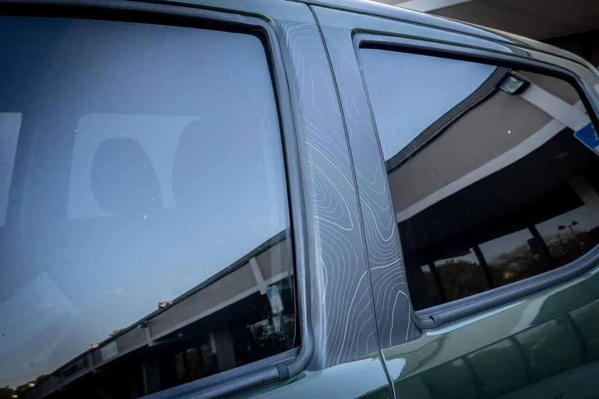 Topo B Pillar Overlays - 2016-2023 Tacoma Double Cab