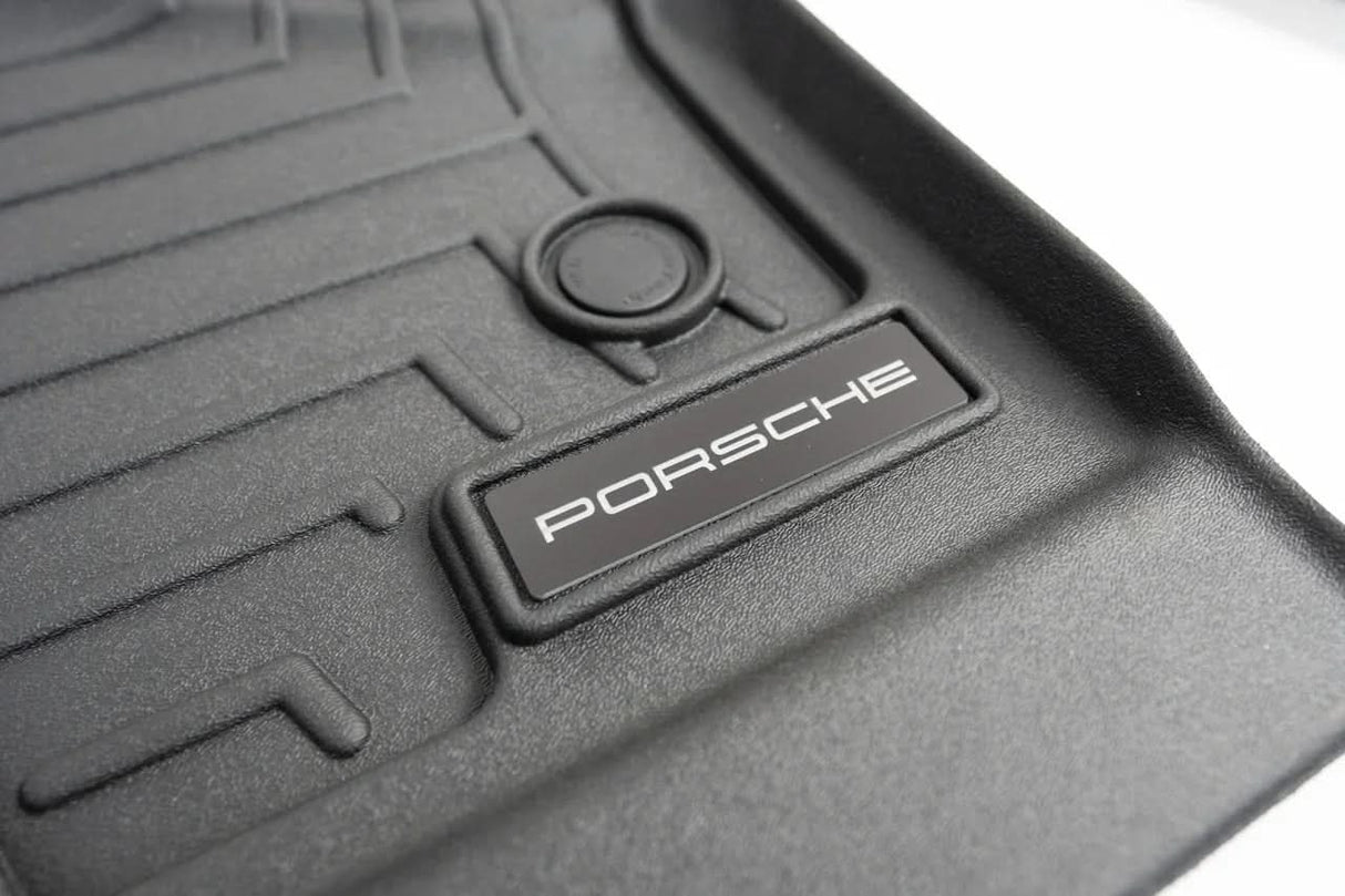 Porsche Logo Emblem for Weathertech All Weather Floor Mats (Single) - Porsche 911 Cayman Cayenne Boxter Macan Taycan