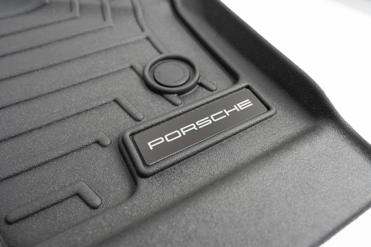 Porsche Logo Emblem for Weathertech All Weather Floor Mats (Single) - Porsche 911 Cayman Cayenne Boxter Macan Taycan