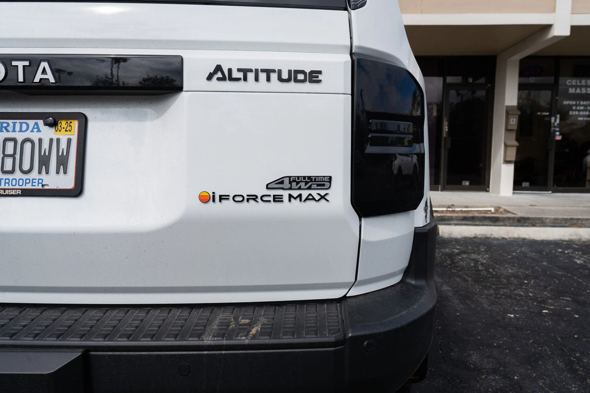 Full Time 4WD Two Color Acrylic Emblem - 2024+ Land Cruiser / GX 550 / 2025+ 4Runner Limited