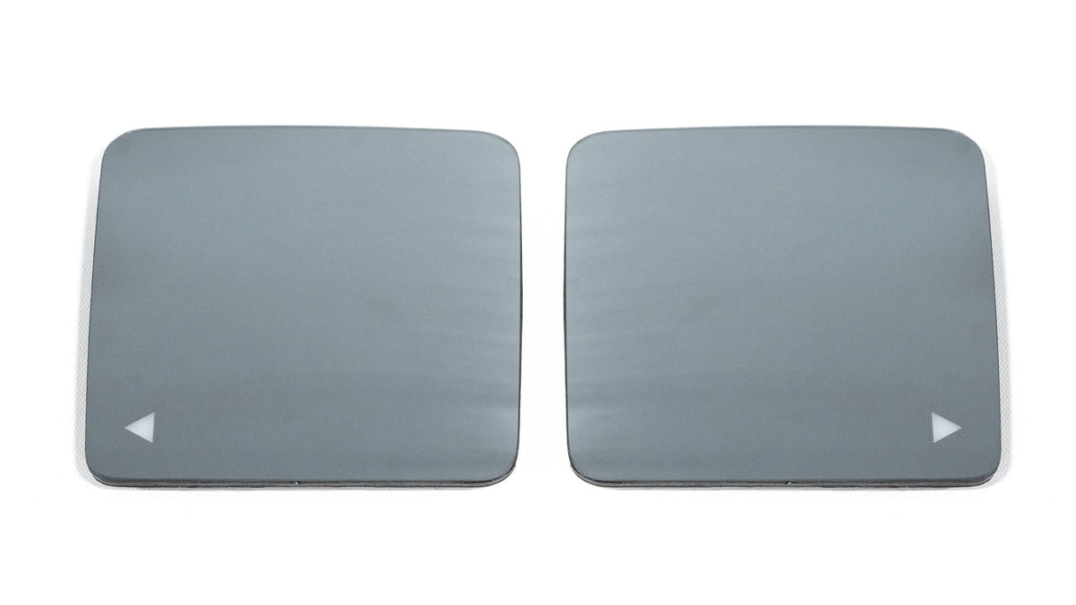 OLM Convex Mirrors with Defrosters and BSM (Chrome) - 2018+ Wrangler