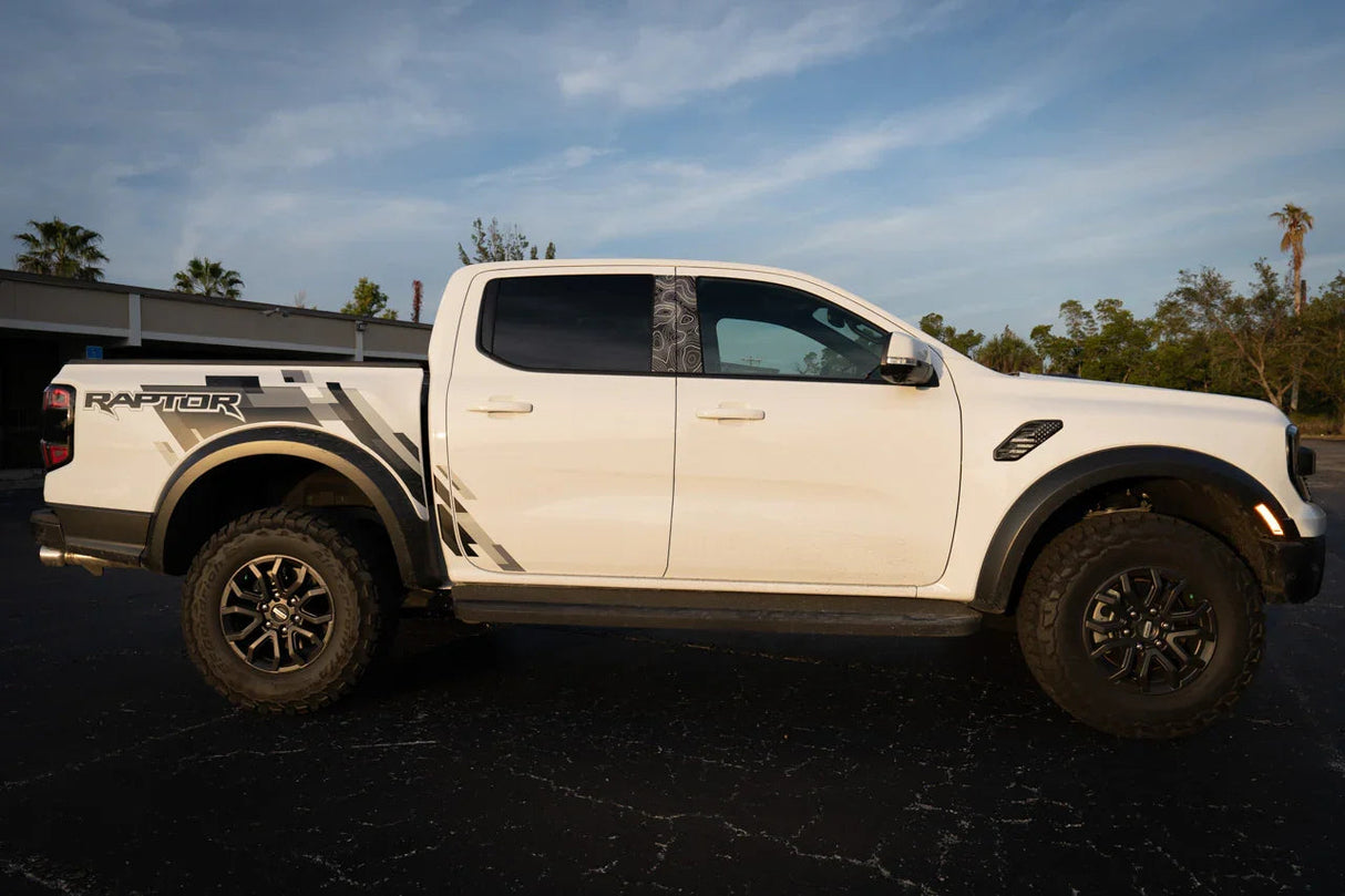 American Flag Fender Vent Overlays - 2024+ Ranger Raptor