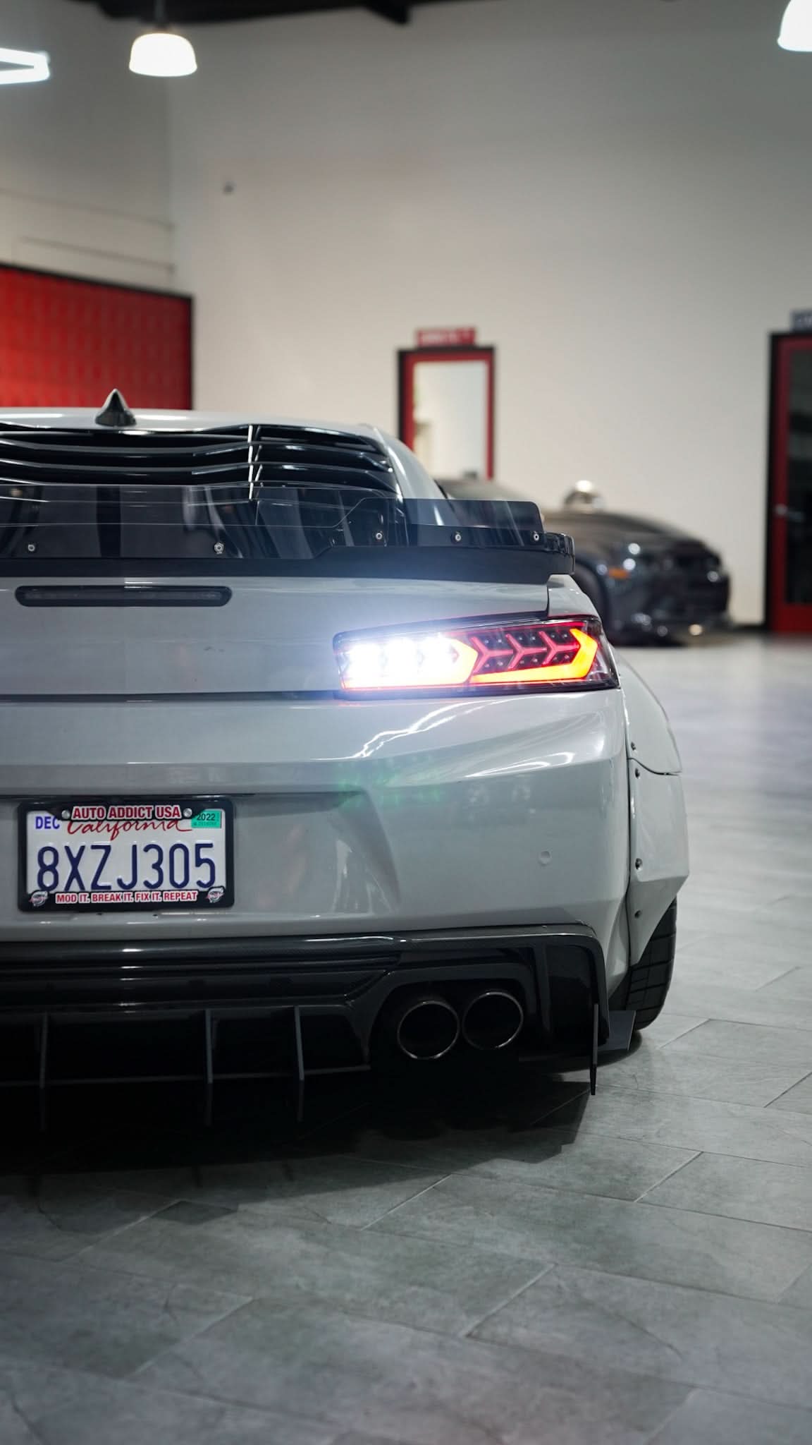 2016-2018 Chevy Camaro Smoke Stryker LED Taillights Sequential Turn Signals
