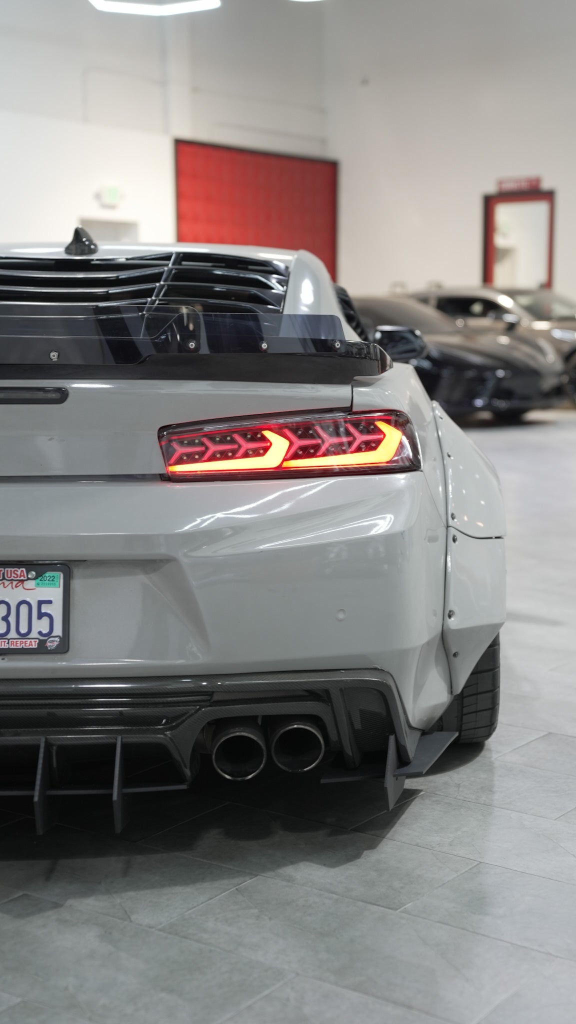 2016-2018 Chevy Camaro Smoke Stryker LED Taillights Sequential Turn Signals
