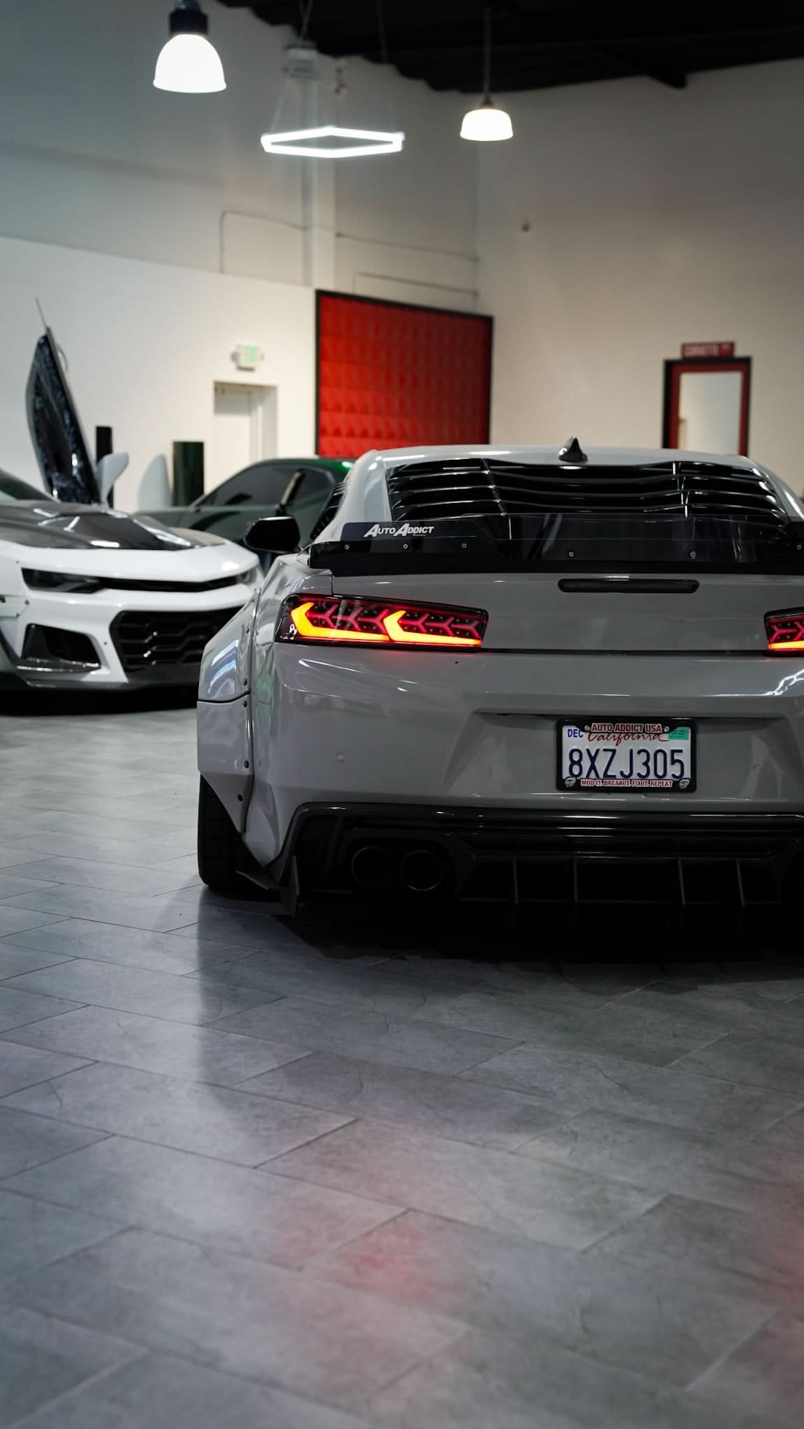 2016-2018 Chevy Camaro Smoke Stryker LED Taillights Sequential Turn Signals