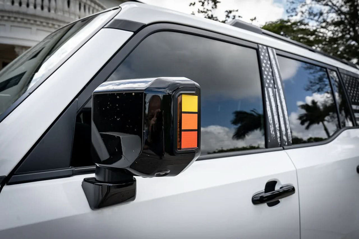 Heritage Retro TRD Style Mirror Stripes - 2024+ Land Cruiser / GX 550