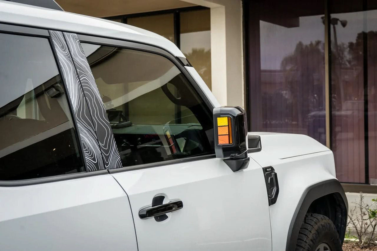 Heritage Retro TRD Style Mirror Stripes - 2024+ Land Cruiser / GX 550