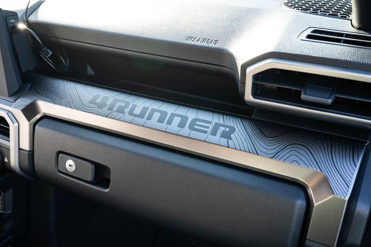 3 Piece Topographic Map Dash Overlays - 2025+ 4Runner