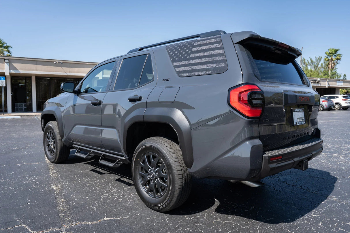 American Flag Rear Window Overlays V2 (Perforated) - 2025+ 4Runner