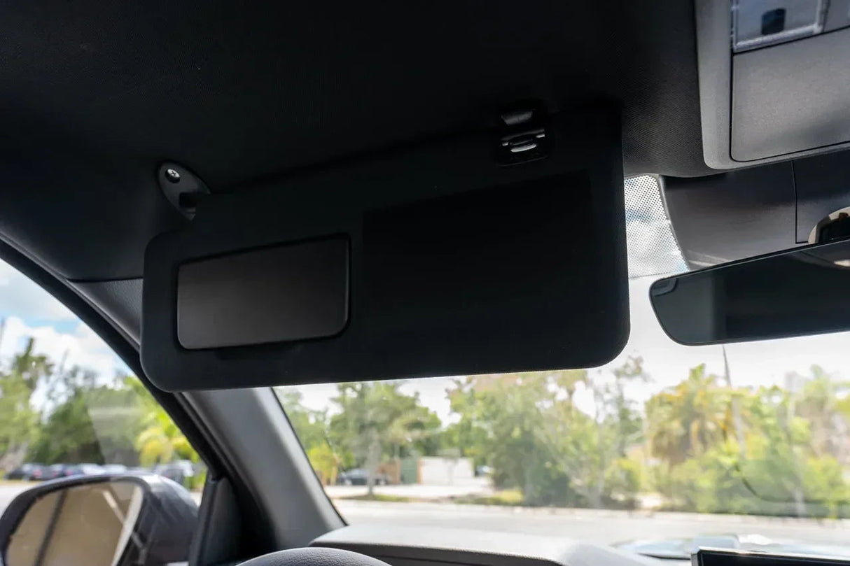 Sun Visor Airbag Label Distressed American Flag Overlays - 2024+ Tacoma