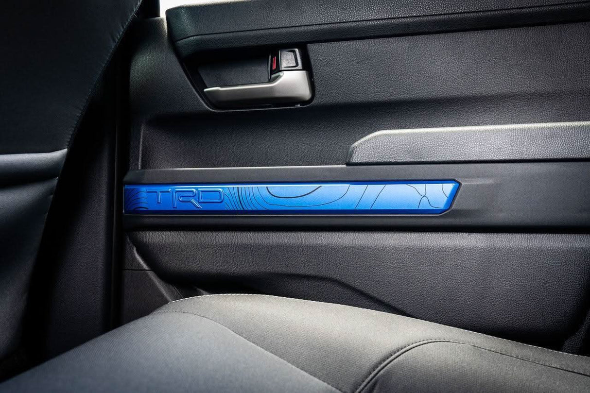 "TRD" Door Topographic Map Overlays - 2024+ Tacoma