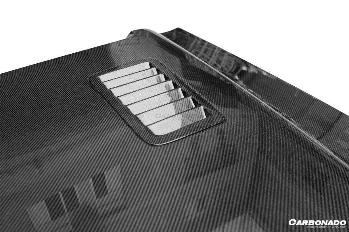 2005-2009 Ford Mustang GT V6 Black Momba BC1 Style Hood