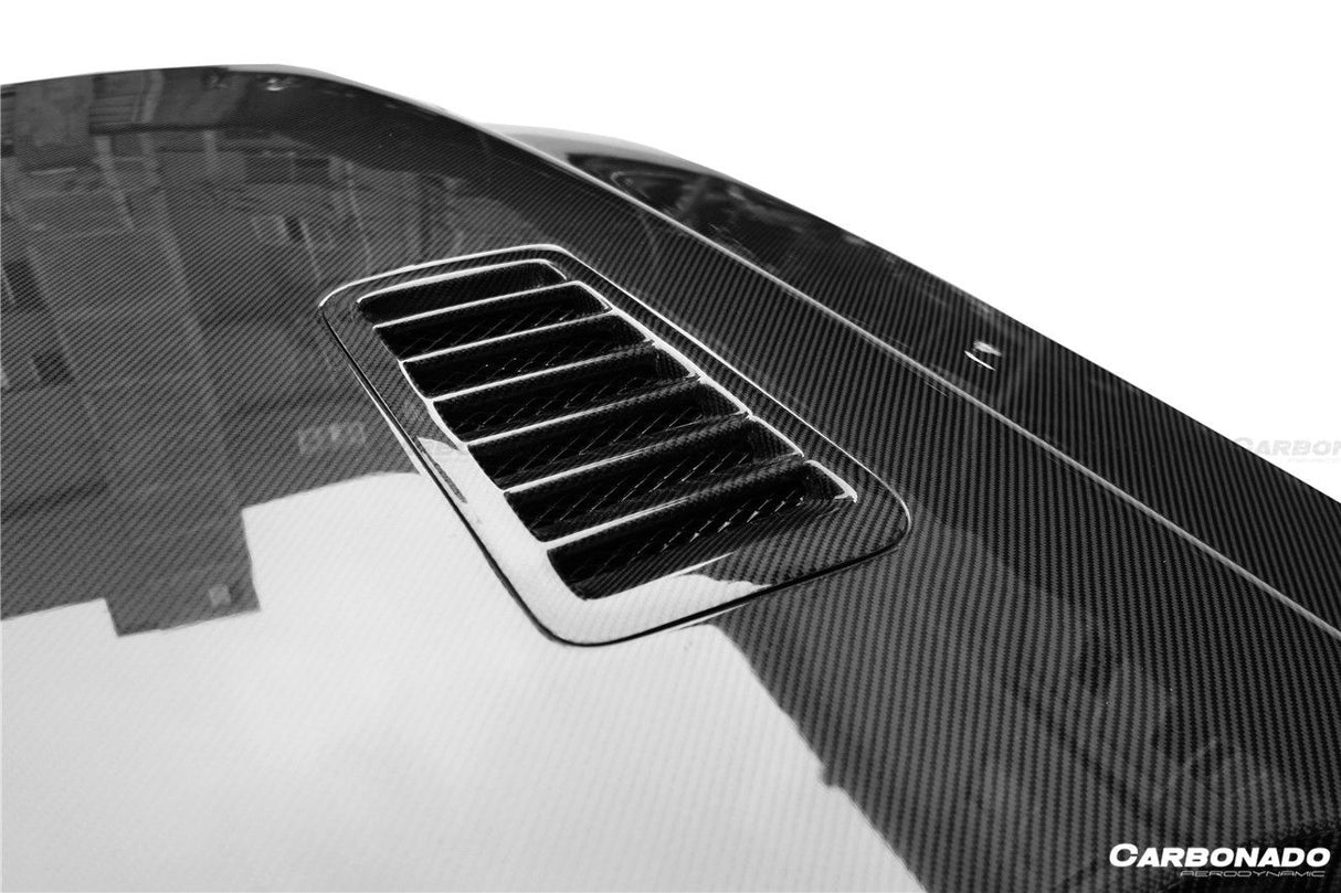 2005-2009 Ford Mustang GT V6 Black Momba BC1 Style Hood