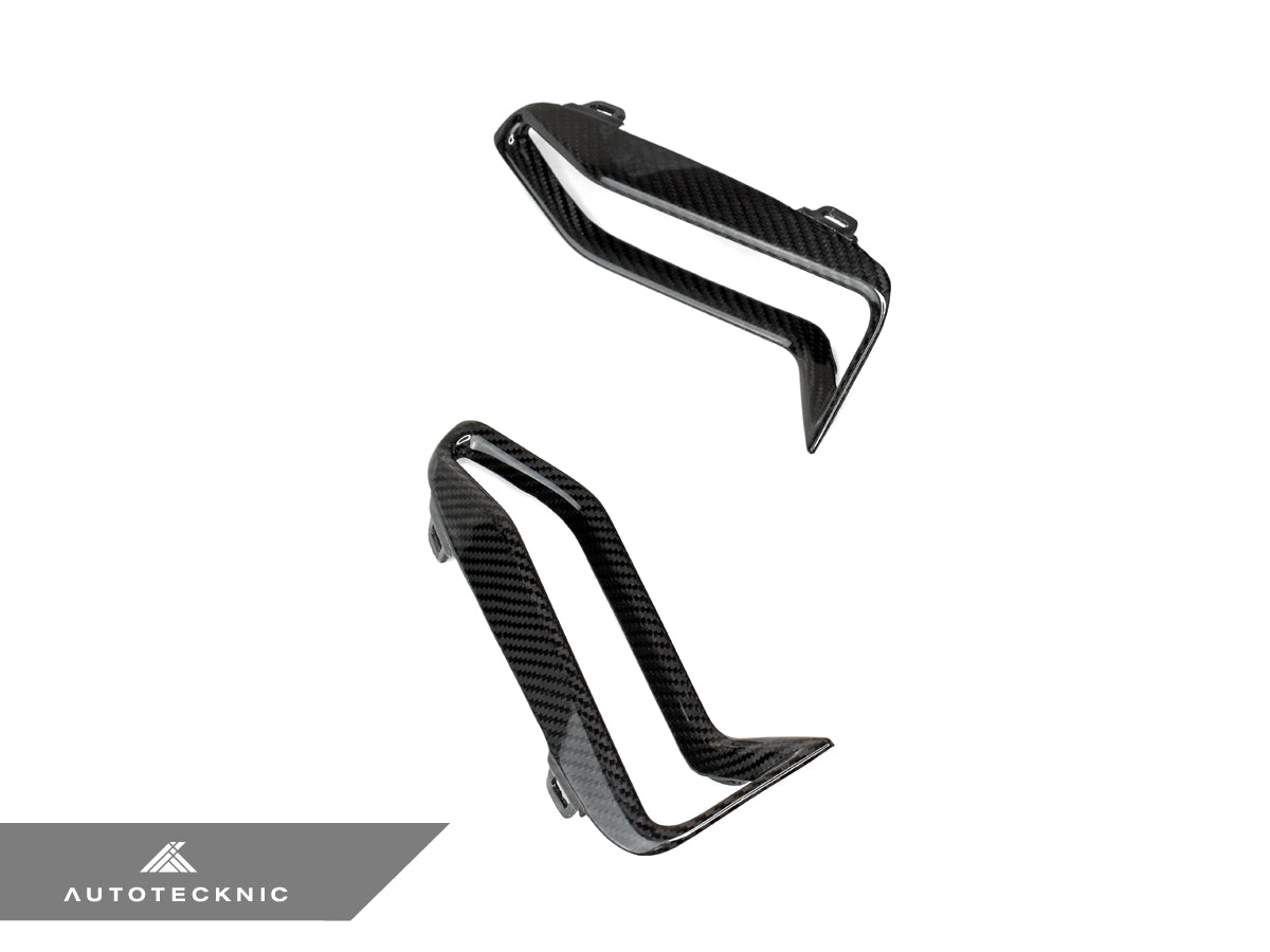 AutoTecknic Dry Carbon Front Bumper Grille Trim Set - G20 M340i M-Sport Pre-LCI