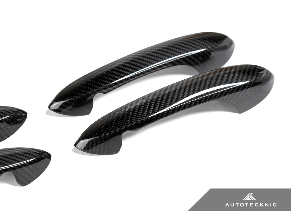 AutoTecknic Dry Carbon Door Handle Trim Set - G20 3-Series