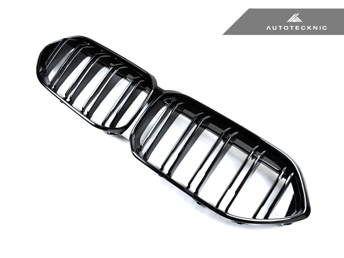 AutoTecknic Dual-Slats Gloss Black Front Grille - F44 2-Series Gran Coupe