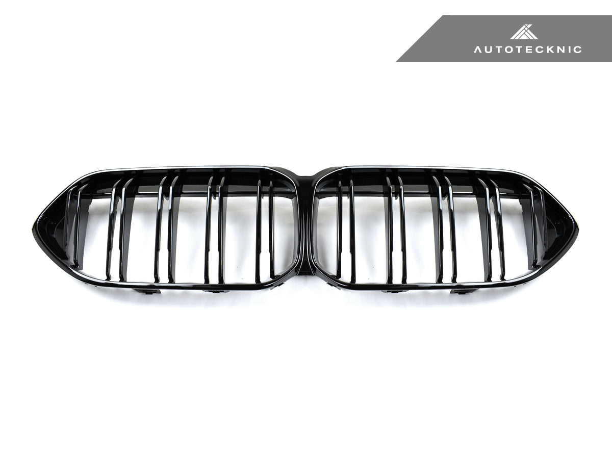 AutoTecknic Dual-Slats Gloss Black Front Grille - F44 2-Series Gran Coupe