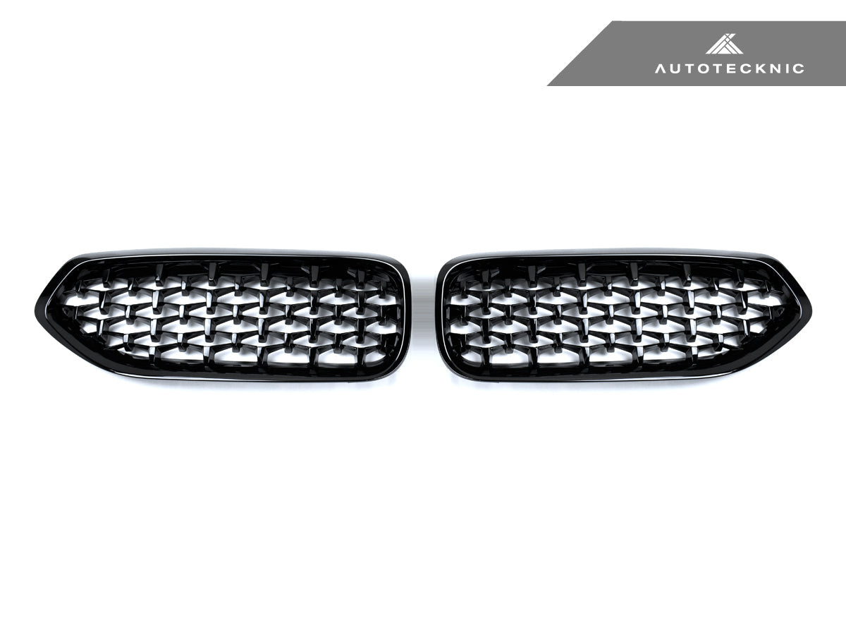 AutoTecknic Painted Glazing Black Front Grille Set - G29 Z4