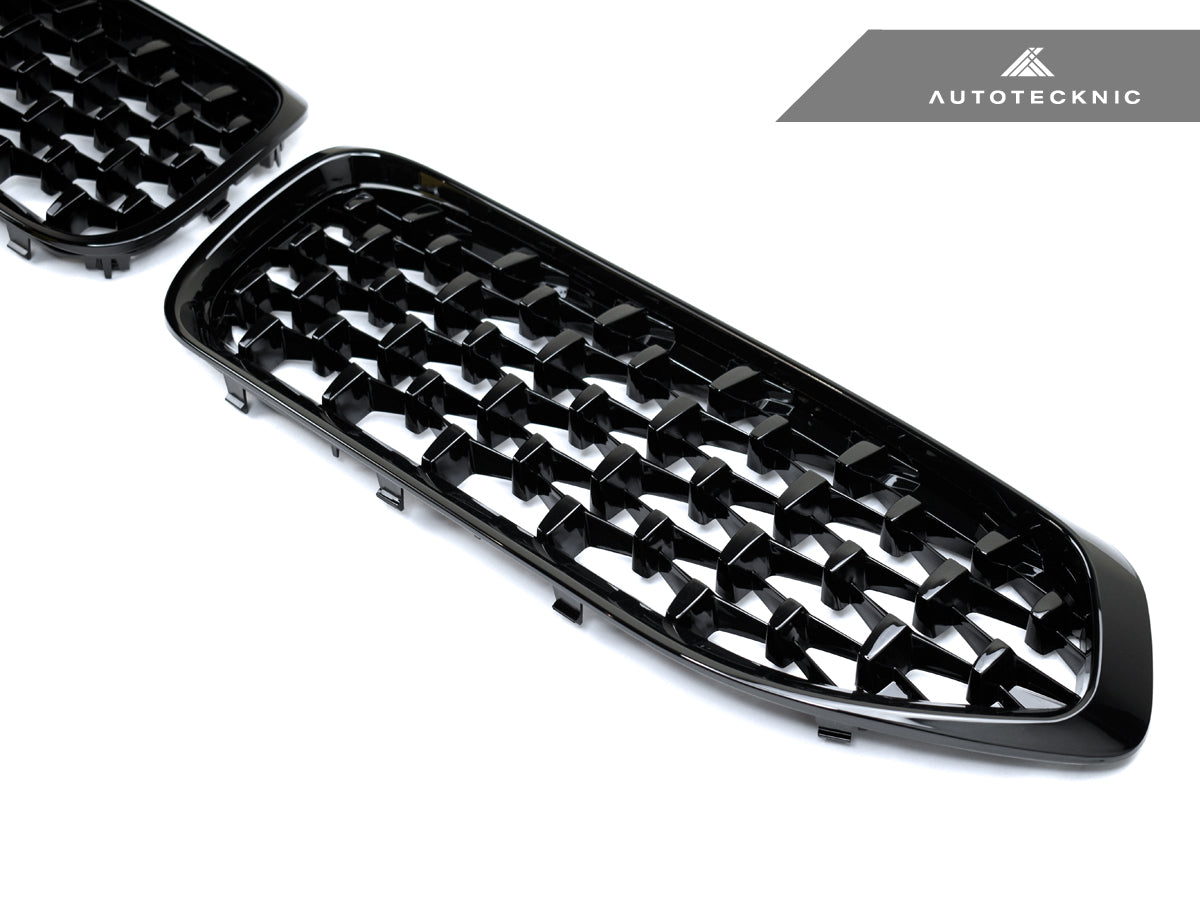 AutoTecknic Painted Glazing Black Front Grille Set - G29 Z4