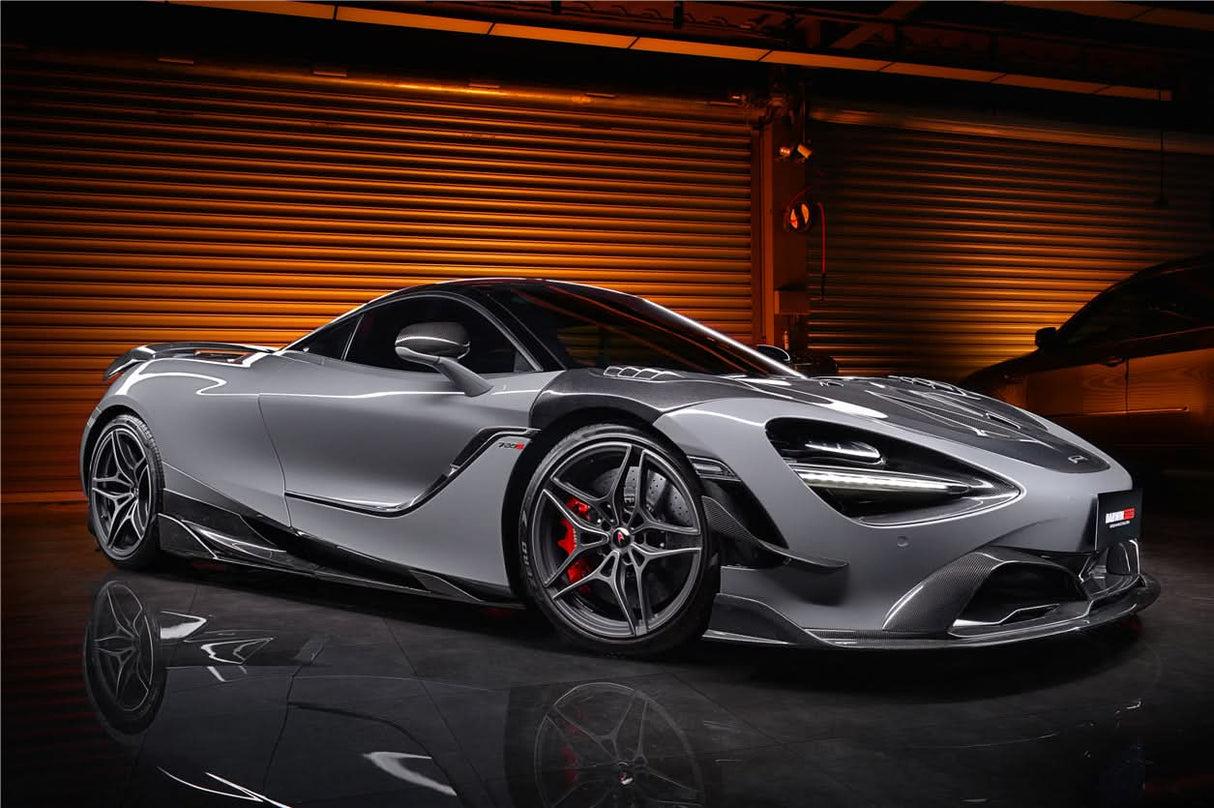 2017-UP McLaren Carbon Fiber Side Skirts DarwinPRO (Se²NWB Design) Fits 720s, 750s, Spider and Coupe