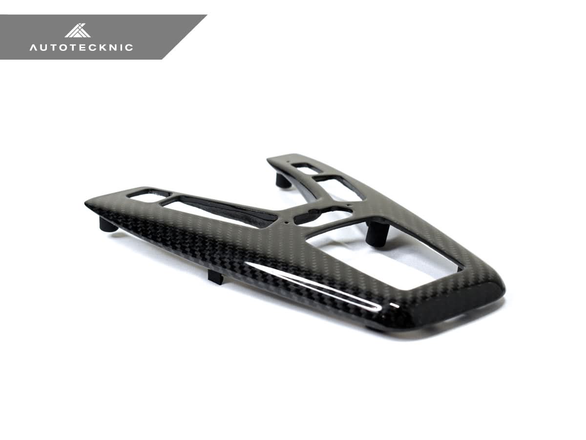 AutoTecknic Dry Carbon Fiber Shift Console Trim - BMW F10 M5 M-DCT