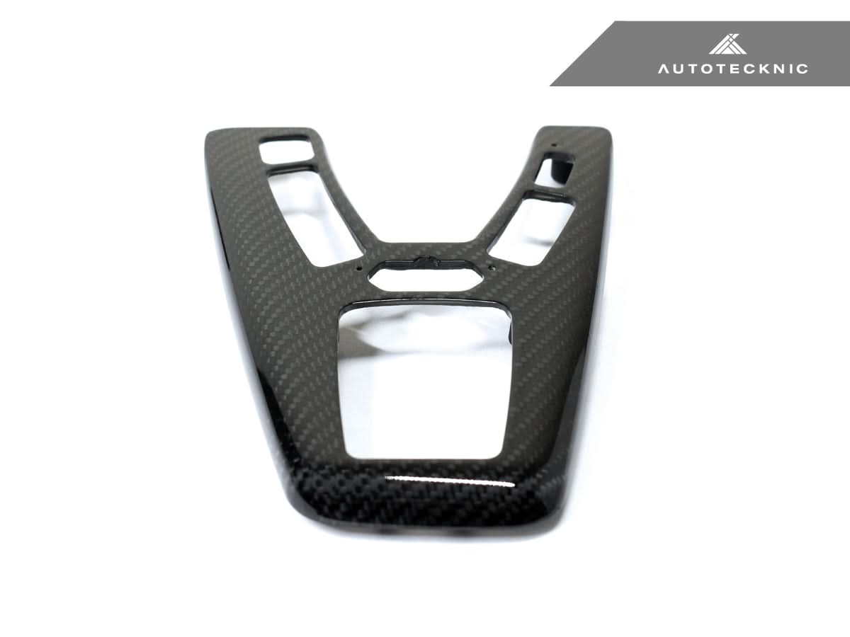 AutoTecknic Dry Carbon Fiber Shift Console Trim - BMW F10 M5 M-DCT