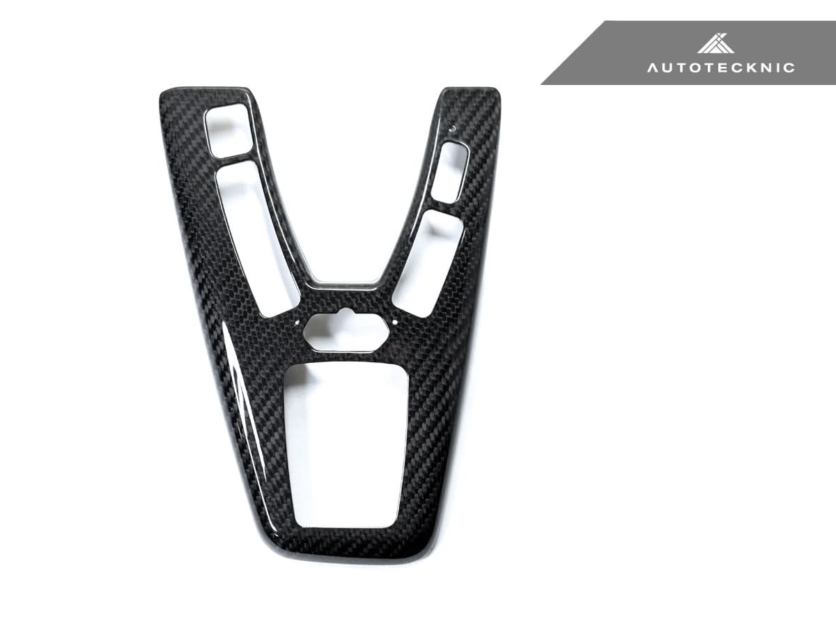 AutoTecknic Dry Carbon Fiber Shift Console Trim - BMW F10 M5 M-DCT