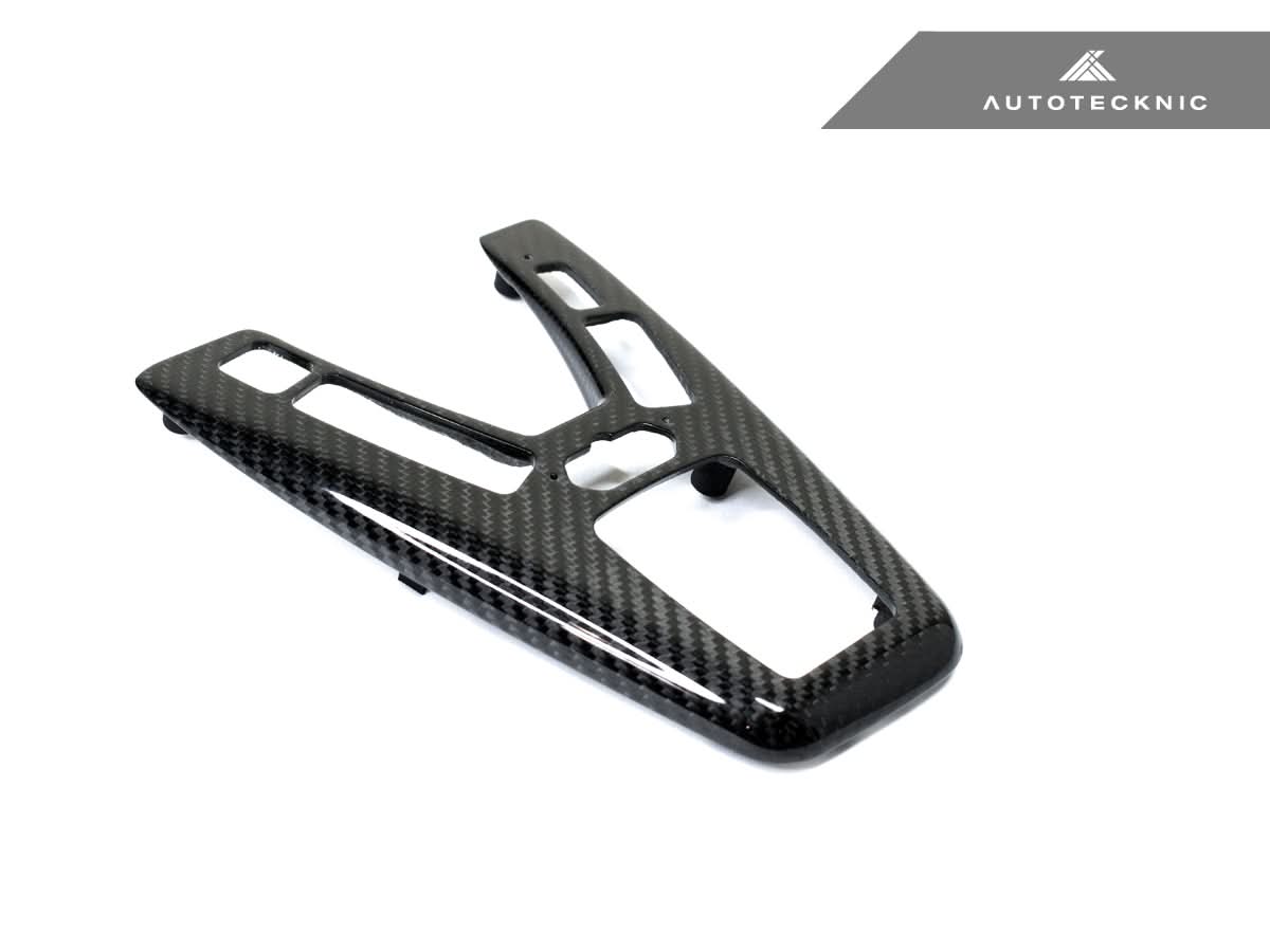 AutoTecknic Dry Carbon Fiber Shift Console Trim - BMW F10 M5 M-DCT