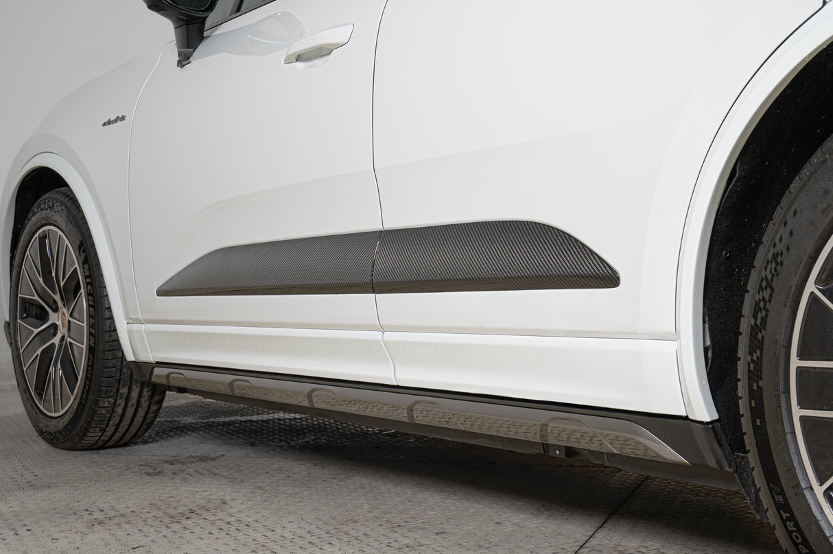 2024-2026 Porsche Macan Electric 95C OE Style Autoclave Carbon Fiber Door Trims | Fits EV 4, 4S, Turbo, GTS