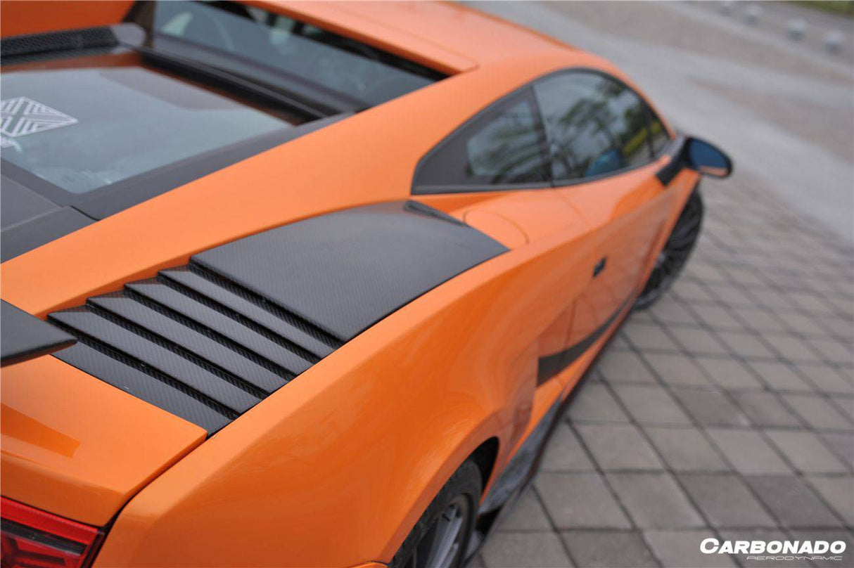 2004-2008 Lamborghini Gallardo Coupe OEM Style Carbon Fiber Heat Extract | Fits Gallardo Coupe, Gallardo SE, Superleggera