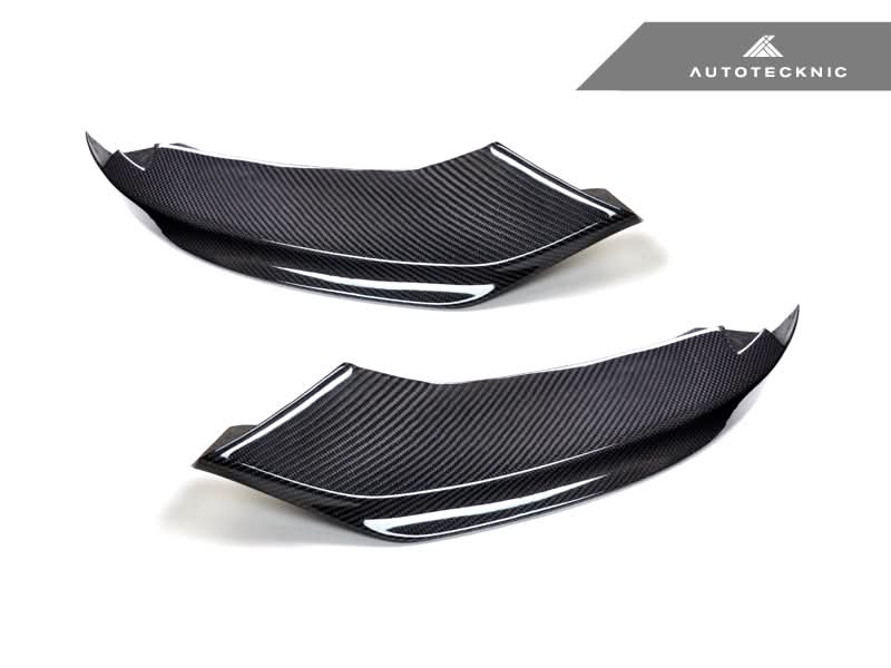 AutoTecknic Vacuumed Carbon Fiber Aero Splitters - F32/ F33/ F36 4-Series M-Sport