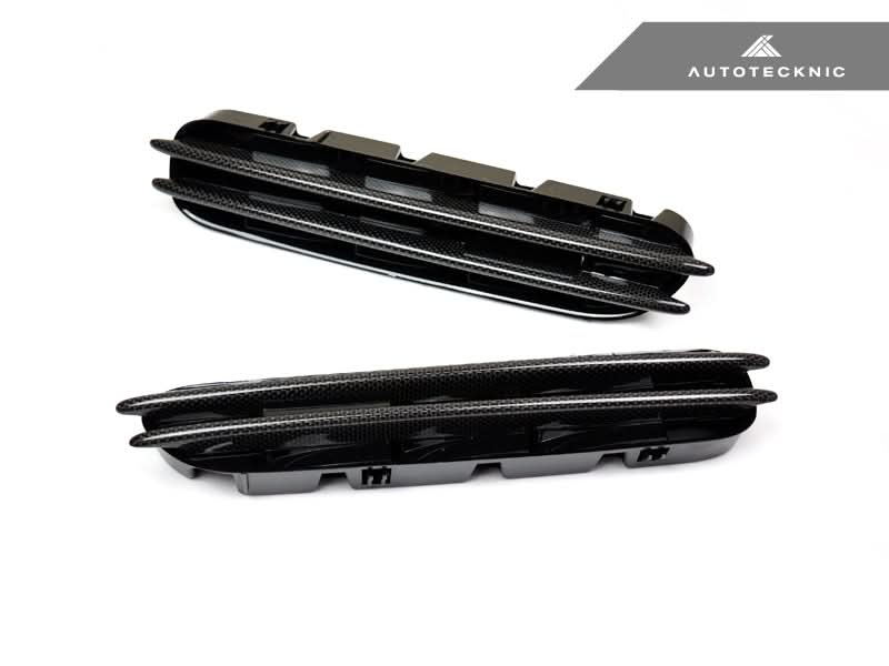 AutoTecknic Replacement Carbon Fiber Fender Gills - BMW E60 M5
