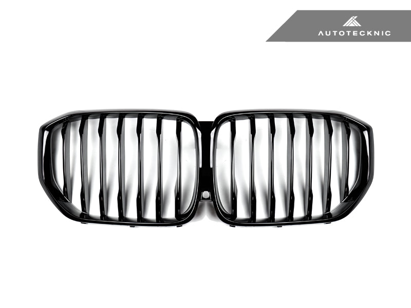 AutoTecknic Gloss Black Front Grille - BMW G05 X5 Pre-LCI