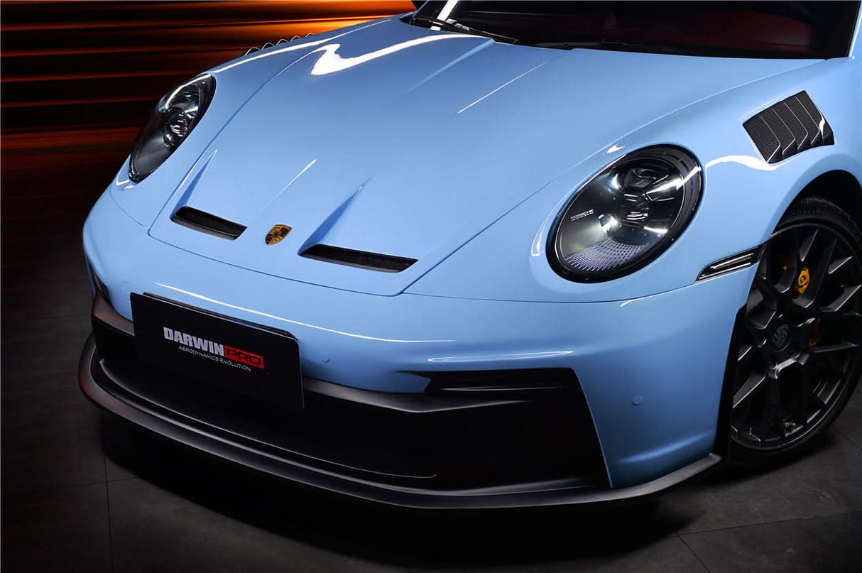 DarwinPRO 2019-2026 Porsche 911 992 Carrera & S & 4 & 4S & Targa & Turbo S GT3 Style Hood