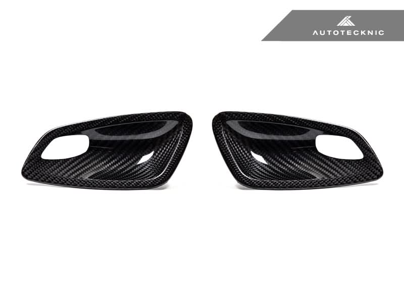 AutoTecknic Dry Carbon Interior Door Handle Trims - BMW E92 3-Series & M3 | E93 3-Series & M3