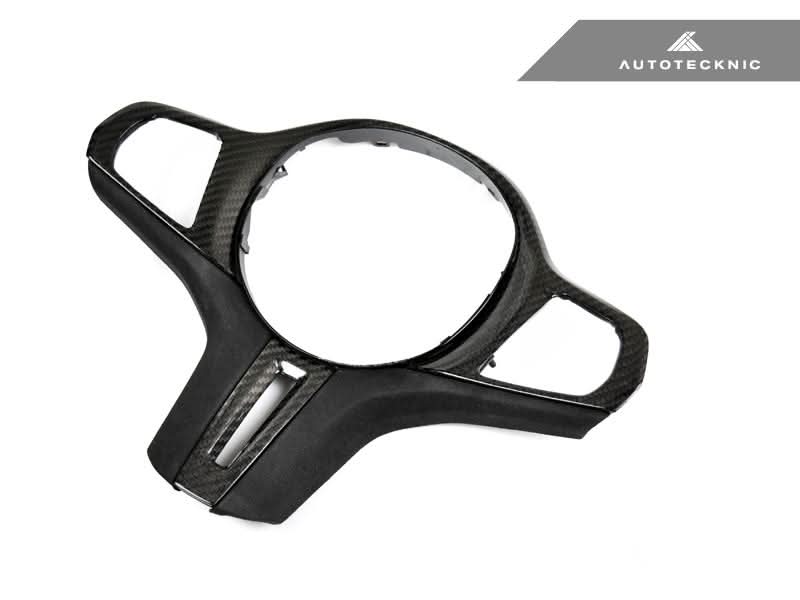 AutoTecknic Carbon Alcantara Steering Wheel Trim - BMW F40 1-Series