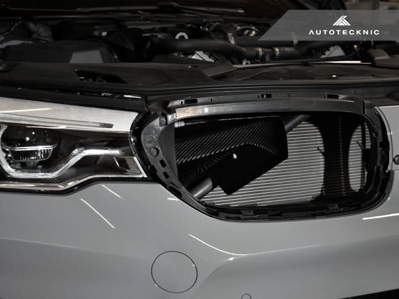 AutoTecknic Dry Carbon Fiber Intake Air Scoop Set - BMW F90 M5