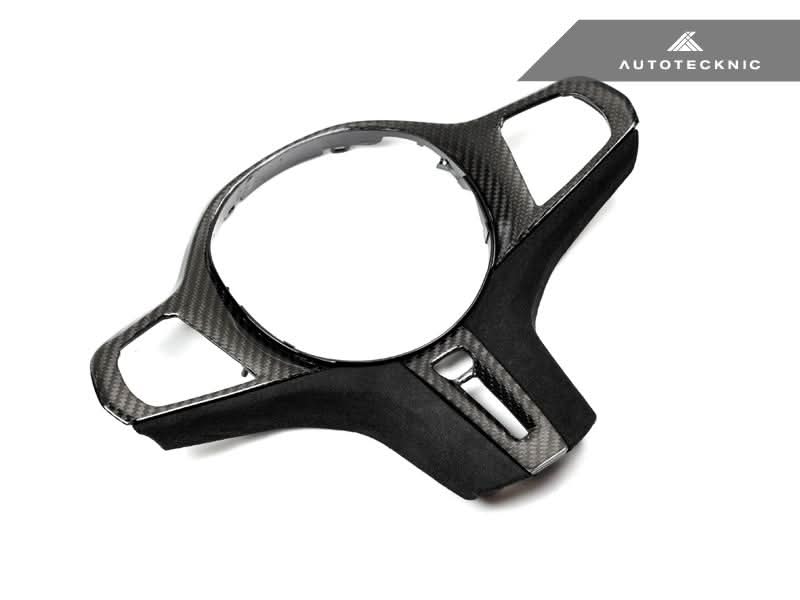 AutoTecknic Carbon Alcantara Steering Wheel Trim - BMW F40 1-Series