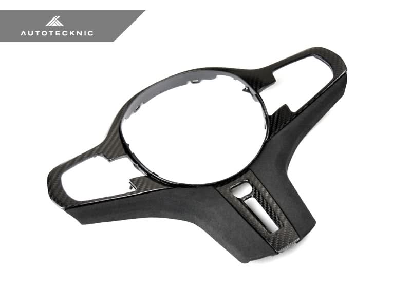 AutoTecknic Carbon Alcantara Steering Wheel Trim - G11/ G12 7-Series